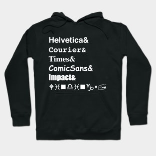 Fonts Hoodie